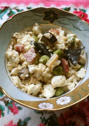 中華風炒り豆富(^^♪-レシピのメイン写真