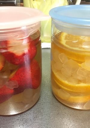 果実酢(苺、はっさく、パイン、バナナ)-レシピのメイン写真