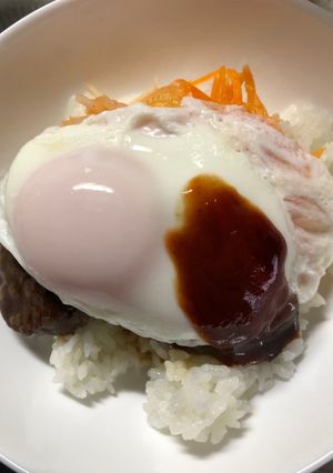簡単ロコモコ風丼-レシピのメイン写真