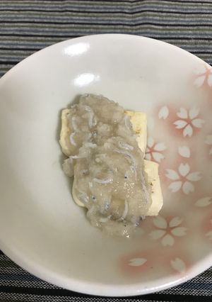 離乳食・幼児食 豆腐ステーキ大根あんかけ-レシピのメイン写真