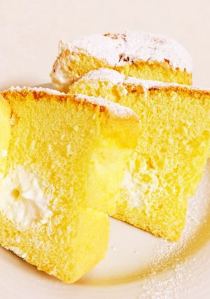 ふわふわ生シフォンケーキ-レシピのメイン写真