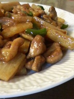 鶏肉と長芋のオイスターソース炒め-レシピのメイン写真