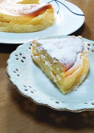 【ﾌﾜｼｭﾜ〜】スフレヨーグルトケーキ-レシピのメイン写真