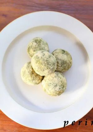 バターなし！サラダ油の抹茶スノーボールクッキー-レシピのメイン写真