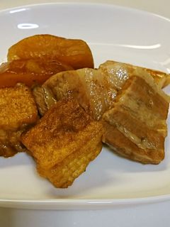 豚バラと大根・厚揚げの煮物-レシピのメイン写真
