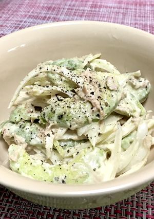 アボカドとツナ柚子胡椒サラダ-レシピのメイン写真
