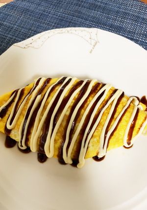 超簡単!甘めの卵のとん平焼き(^。^)-レシピのメイン写真