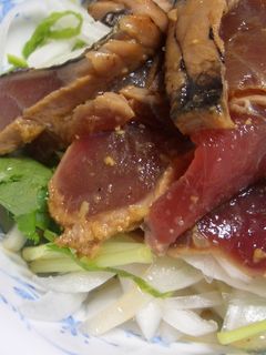 新玉ねぎとカツオのサラダ風-レシピのメイン写真