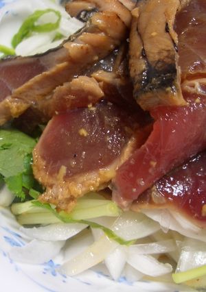 新玉ねぎとカツオのサラダ風-レシピのメイン写真