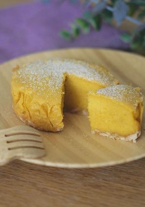 かぼちゃととうもろこしのチーズケーキ-レシピのメイン写真