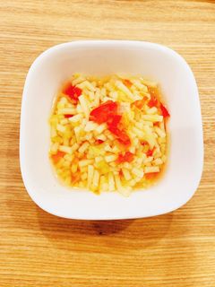 離乳食中期☆スパゲッティの野菜煮-レシピのメイン写真