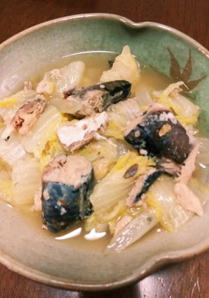 サバ缶と白菜の煮物-レシピのメイン写真