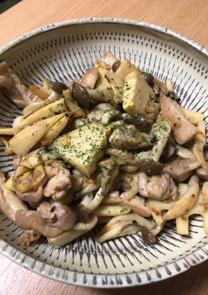 筍と鶏もも肉の炒め物-レシピのメイン写真