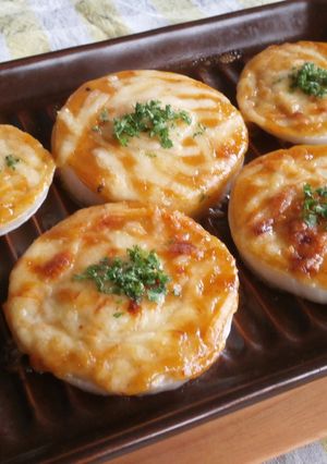 新玉ねぎの七味唐辛子味噌焼き-レシピのメイン写真
