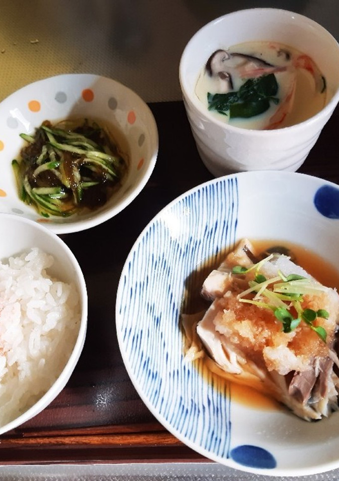 介護食　献立鯖のお湯煮-レシピのメイン写真