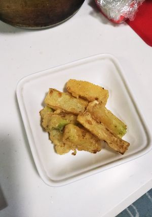ブロッコリーの茎の唐揚げ-レシピのメイン写真