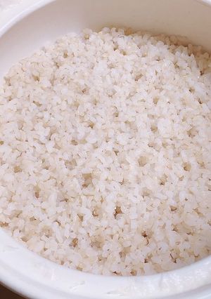 吸水不要！45分で簡単！土鍋で玄米ご飯-レシピのメイン写真