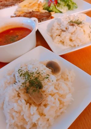 炊き込みガーリックライス-レシピのメイン写真