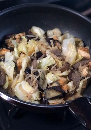 豆腐と蒟蒻で野菜味噌炒め★節約★ヘルシー-レシピのメイン写真