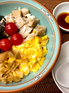 10分ランチ!ハサミでシュウマイ丼-レシピのメイン写真