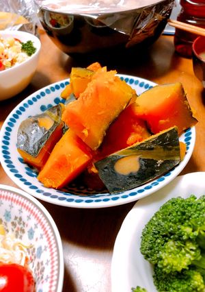 ホットクックで♪簡単☆かぼちゃの煮物♪-レシピのメイン写真