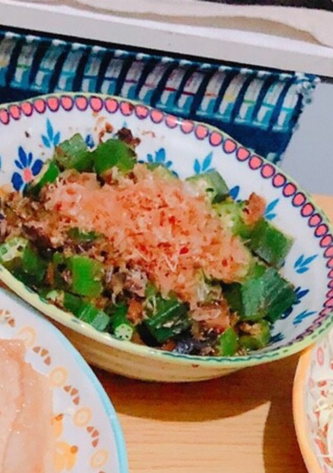 レンジで！さんま缶とオクラの和え物-レシピのメイン写真