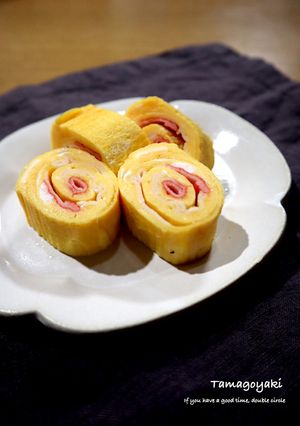 【お弁当】カニカマ入りぐるぐる玉子焼き-レシピのメイン写真