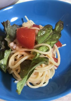 トマトの冷製パスタ-レシピのメイン写真