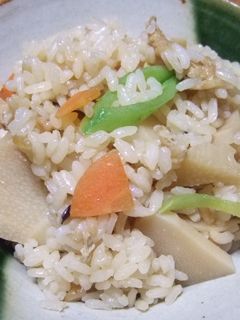春はやっぱり「たけのこご飯」-レシピのメイン写真