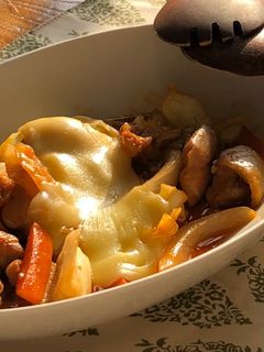 【簡単】フライパンdeチーズダッカルビ-レシピのメイン写真