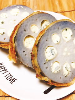 蓮根のクリームチーズ詰め-レシピのメイン写真