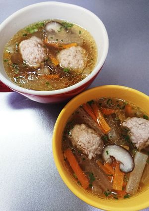 あっさり☆鶏団子汁-レシピのメイン写真