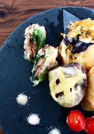 サクッとした食感♪自家製米粉の天ぷら-レシピのメイン写真