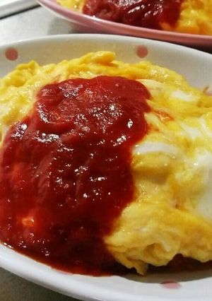 *ケチャップライスもとろ~りオムライス*-レシピのメイン写真