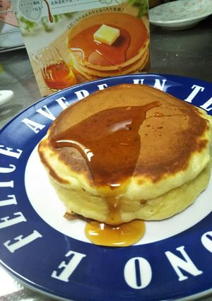 モチモチホットケーキ-レシピのメイン写真