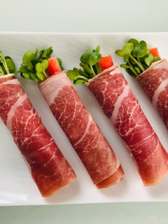 カイワレ大根とカニカマチーズの生ハム巻き-レシピのメイン写真