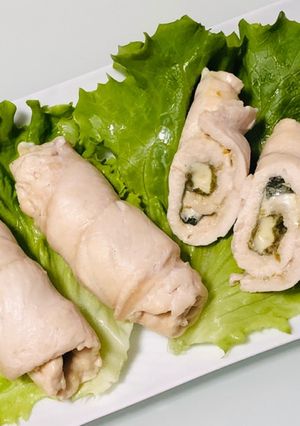 鶏ササミの大葉とチーズとゆず胡椒巻き-レシピのメイン写真