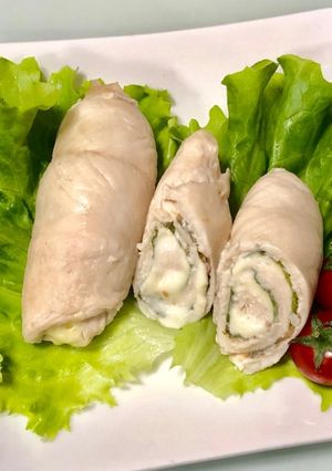 鶏ササミの大葉とチーズと梅肉巻き-レシピのメイン写真