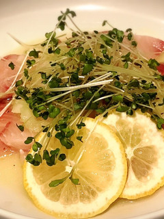 ぶりのレモンカルパッチョ-レシピのメイン写真