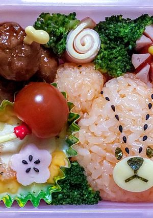 キャラ弁 ルルロロ-レシピのメイン写真