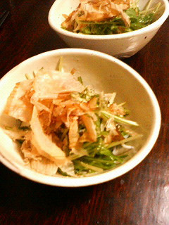 梅味でさっぱり☆水菜サラダ-レシピのメイン写真
