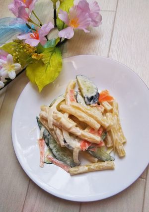 定番☆我が家のマカロニサラダ-レシピのメイン写真