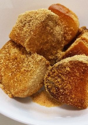 ディナーロールdeお手軽きなこ揚げパン♪-レシピのメイン写真