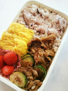 お弁当(4/9)豚のしょうが焼き-レシピのメイン写真