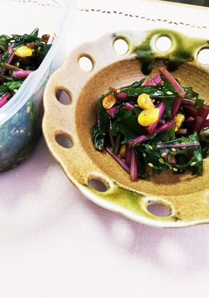 赤水菜の常備菜♪副菜やお弁当にも-レシピのメイン写真