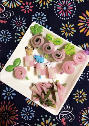 賞味期限が迫ったら♡かまぼこの斬新切り-レシピのメイン写真