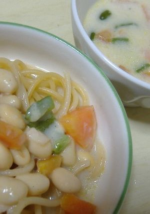 大豆入り簡単クリームスープ-レシピのメイン写真