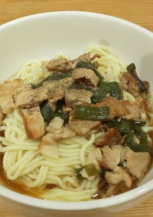 飲み干した手作り醤油ラーメン*-レシピのメイン写真