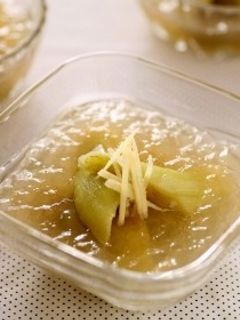 ナスの生姜ゼリー-レシピのメイン写真