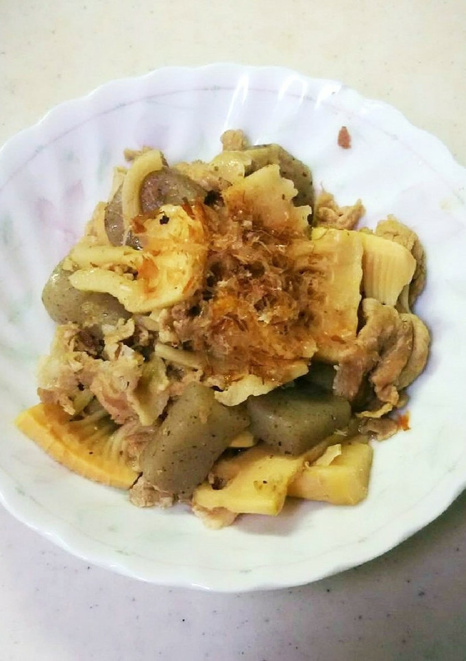 豚肉とたけのこの土佐煮-レシピのメイン写真